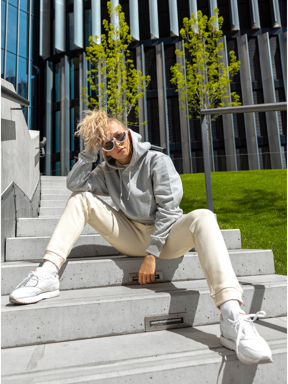 ICOONIC Bézs színű unisex alap melegítőnadrág ICOONIC