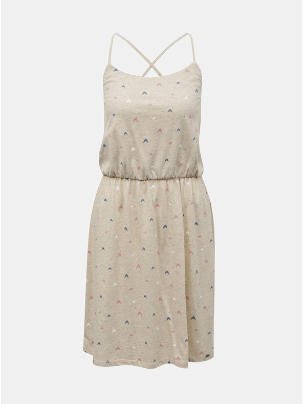 ZOOT.lab Bézs színű mintás ruha ZOOT.lab Rosemary