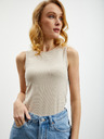 ZOOT.lab Bézs női bordázott tank top ZOOT.lab Reza
