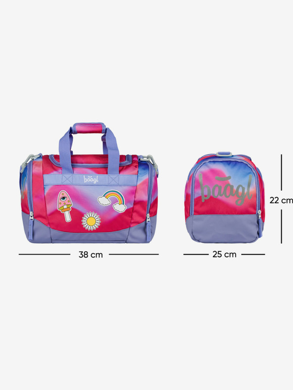 BAAGL  Piros Gyerek sporttáska Hippie Baagl