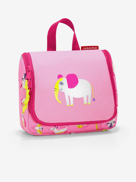 Reisenthel Reisenthel Toiletbag S Kids Abc friends rózsaszín elefántos lány kozmetikai táska