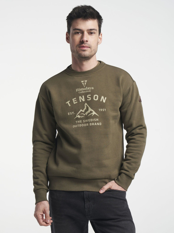 Tenson Férfi TENSON Himalaya Crew M khaki