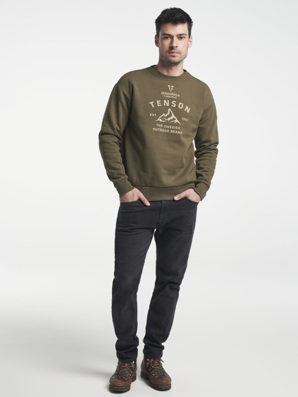 Tenson Férfi TENSON Himalaya Crew M khaki