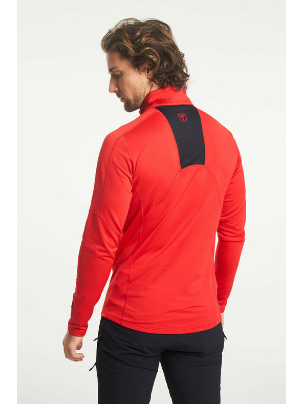 Tenson Férfi funkcionális kapucnis pulóver TENSON TXlite Halfzip M piros