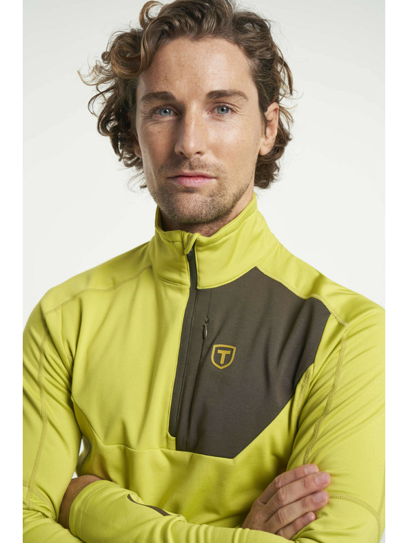 Tenson Férfi Tenson Txlite Halfzip funkcionális melegítőfelső M Sárga