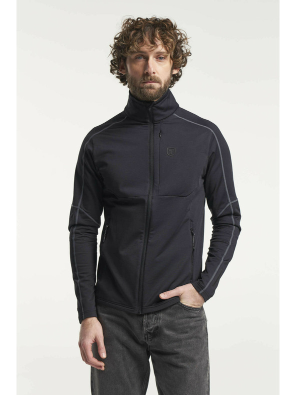 Tenson Férfi Tenson Txlite Full Zip funkcionális kapucnis pulóver M Fekete