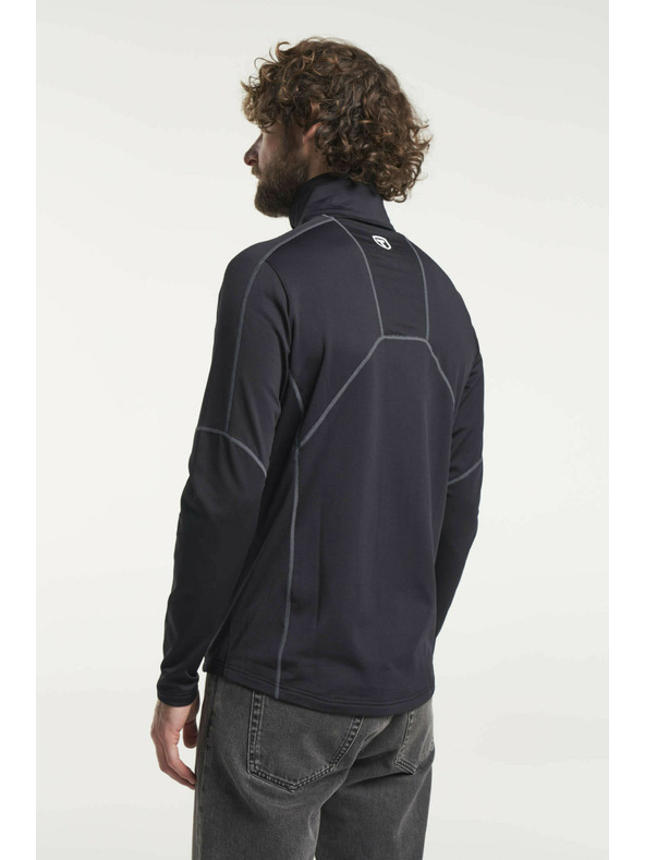 Tenson Férfi Tenson Txlite Full Zip funkcionális kapucnis pulóver M Fekete