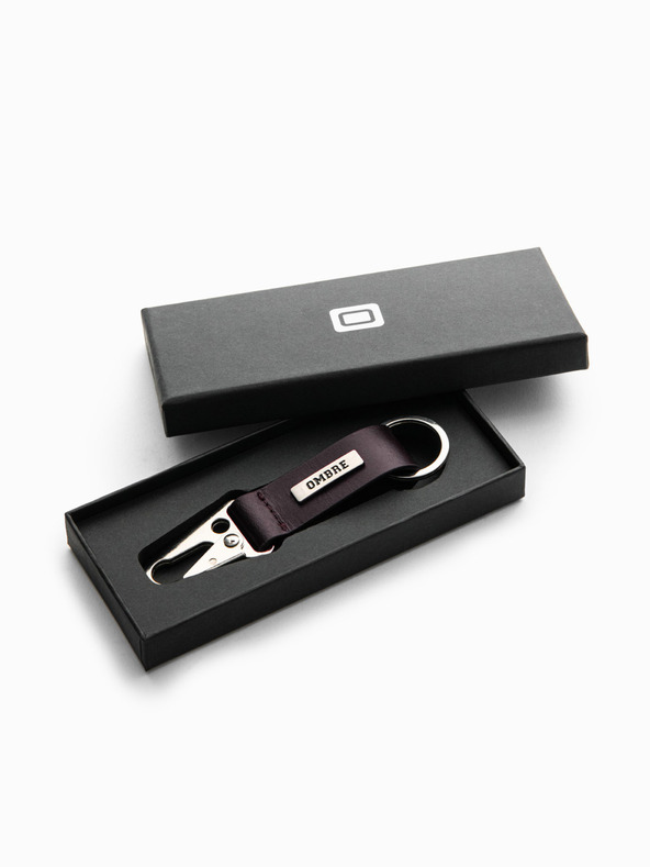 Ombre Clothing Férfi kulcstartó karabinerrel Ombre ruházat