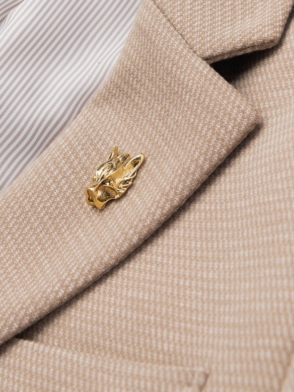 Ombre Clothing Fém dekoratív farkas ruha jelvény arany Ombre ruházat Ombre Clothing