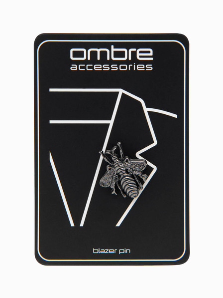 Ombre Clothing Dekoratív fém méh kitűző szürke Ombre Ruházat Ombre Ruházat