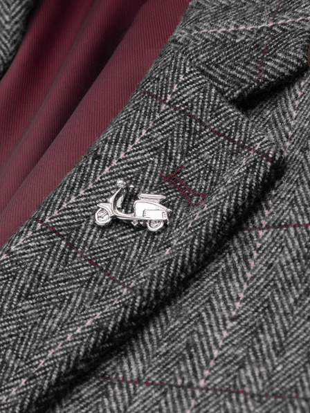 Ombre Clothing Dekoratív fém ruha kitűző ezüst Ombre ruházat