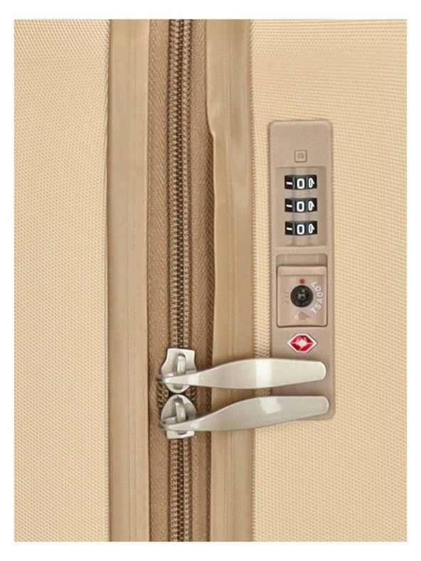 Beagles Beagles Originals Travel pezsgő színű bőrönd