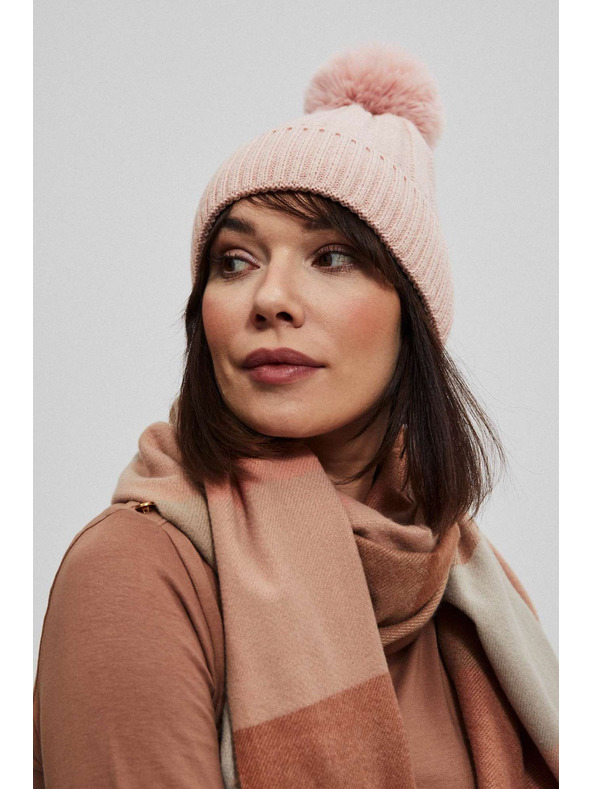 Moodo Világos rózsaszín női sapka Moodo