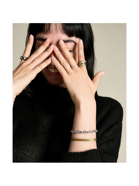 Fossil Fossil acél női karkötő D-Link JA7244040