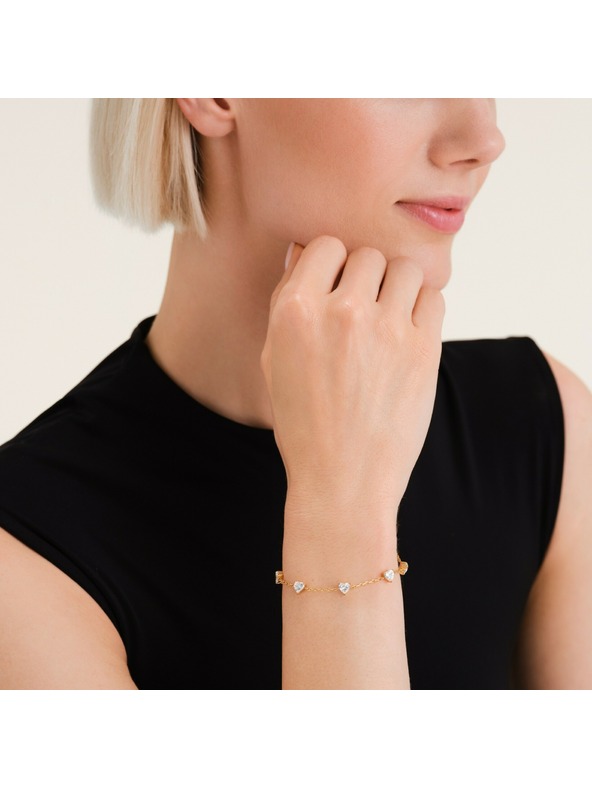 Rosefield Rosefield aranyozott női karkötő JBRHG-J1013