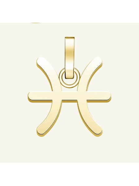 Rosefield Rosefield medál arany színben Zodiac Symbol Halak