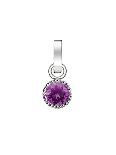 Rosefield Rosefield medál ezüst színben Birthstone Február szín