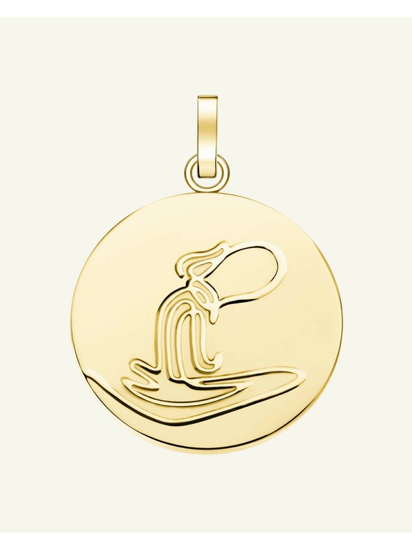 Rosefield Rosefield medál arany színben Zodiac Coin Vízöntő
