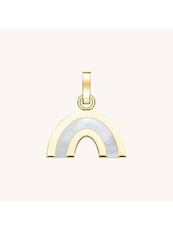 Rosefield Rosefield arany színű medál Lucky Szimbólum Szivárvány