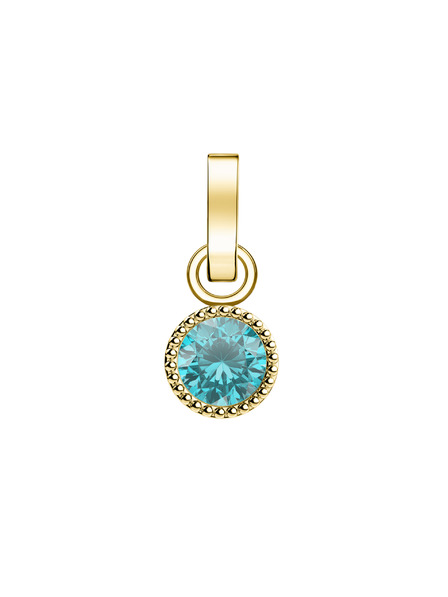 Rosefield Rosefield arany színű medál Birthstone Március szín