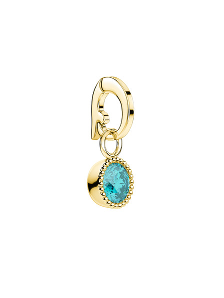 Rosefield Rosefield arany színű medál Birthstone Március szín