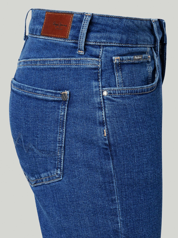 Pepe Jeans Kék női egyenes szabású farmernadrág Pepe Jeans Mary