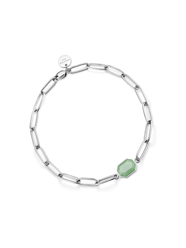 Rosefield Rosefield ezüst színű karkötő Geometric Gemstone JBGGS-J663