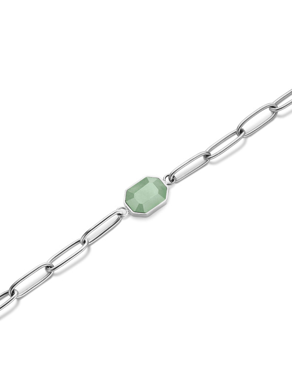 Rosefield Rosefield ezüst színű karkötő Geometric Gemstone JBGGS-J663