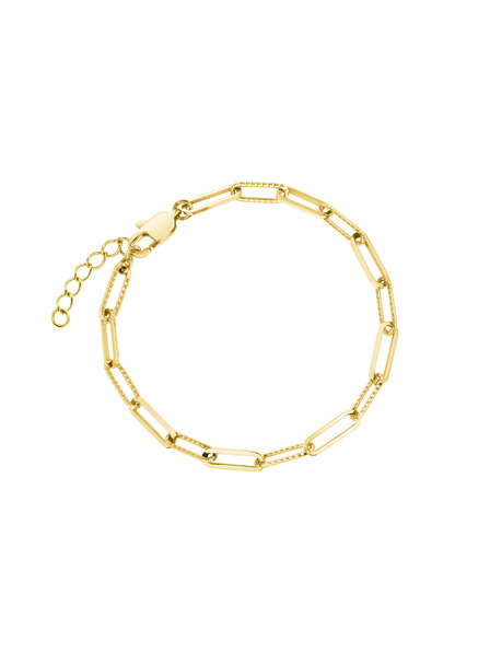 Rosefield Rosefield arany színű karkötő Hammered Chain JBHCG-J595