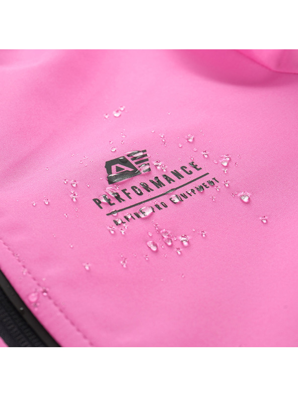 ALPINE PRO Női softshell dzseki DWR bevonattal ALPINE PRO KERAKA neon rózsaszín