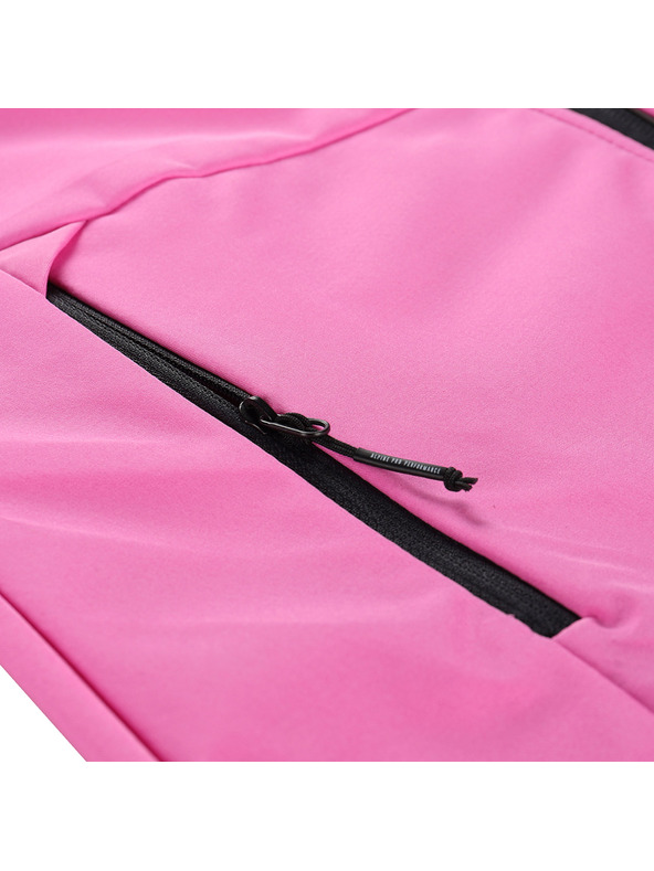 ALPINE PRO Női softshell dzseki DWR bevonattal ALPINE PRO KERAKA neon rózsaszín