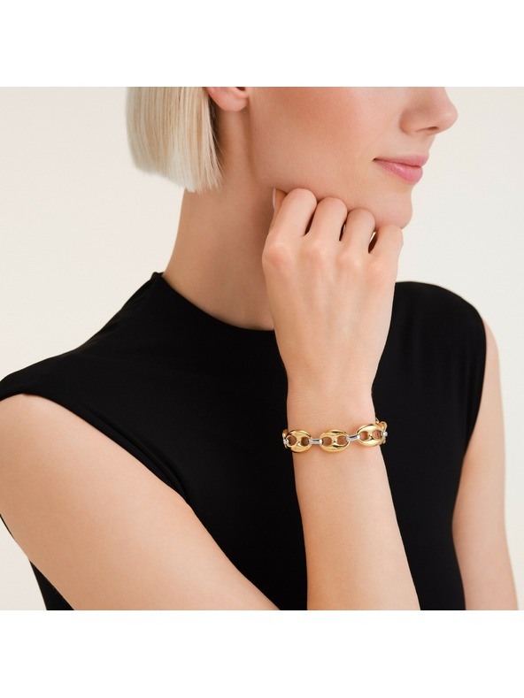 Rosefield Rosefield női karkötő aranyozott, rhodiummal bevont JBCDD-J1053