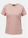 ZOOT.lab Világos rózsaszín női póló ZOOT.lab Lucy nyomtatással