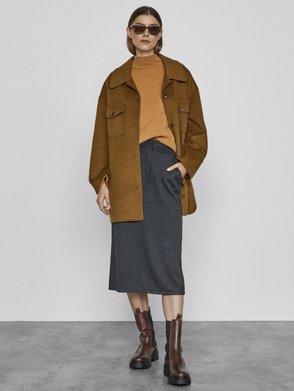 ZOOT.lab Szürke női kötött midi szoknya METROOPOLIS by ZOOT.lab Barny