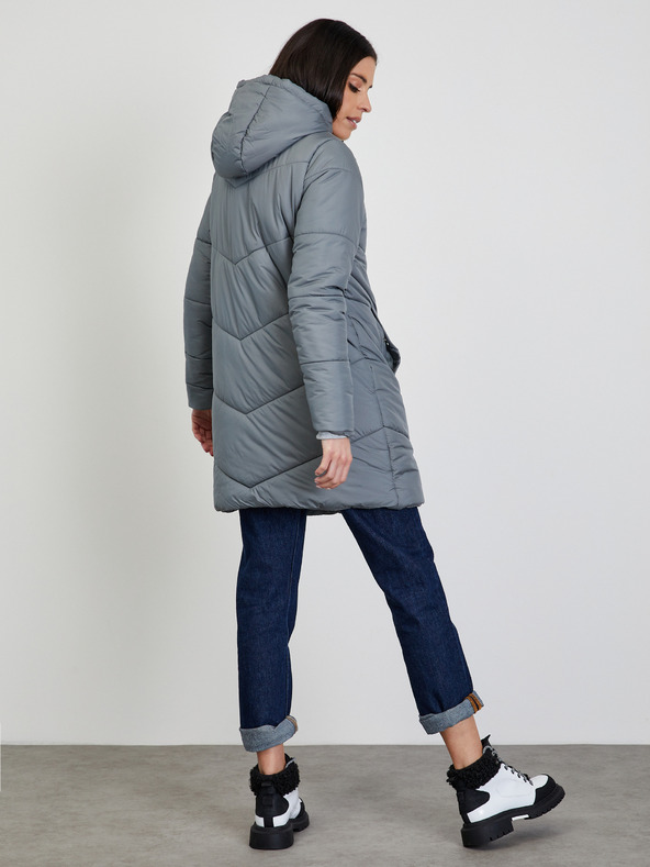 ZOOT.lab Szürke női steppelt kabát ZOOT.lab
