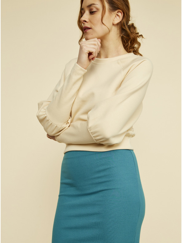 ZOOT.lab Petrol színű ujjú szoknya ZOOT.lab Victoria