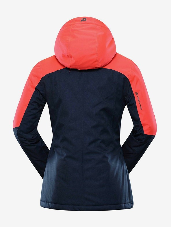 ALPINE PRO Narancssárga és kék női Alpine Pro SARDARA 5 síelős dzseki