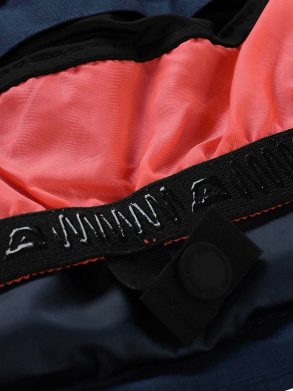 ALPINE PRO Narancssárga és kék női Alpine Pro SARDARA 5 síelős dzseki