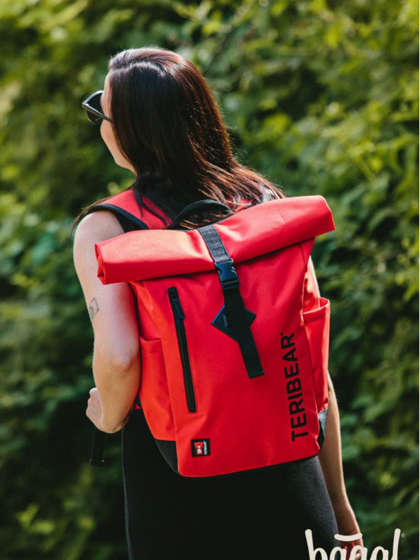 BAAGL  Piros wrap hátizsák teribear piros Baagl