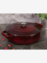 Berlingerhaus Öntöttvas sütőtál fedővel 26 cm Burgundy Line BERLINGERHAUS
