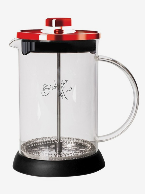 Berlingerhaus Tea és kávéskanna French Press 600 ml Burgundia Metallic Line BERLINGERHAUS