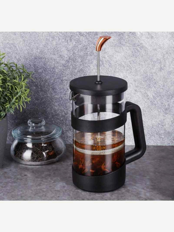 Berlingerhaus Teáskanna és kávéskanna French Press 1000 ml Black Rose Collection BERLINGERHAUS