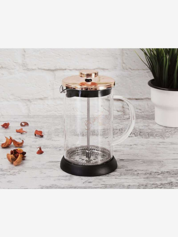 Berlingerhaus Tea és kávéskanna French Press 600 ml Rosegold kollekció BERLINGERHAUS