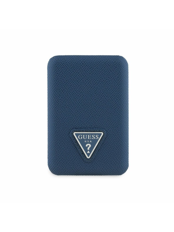 Guess Guess PU szemcsés háromszög logós MagSafe Powerbank 5000mAh Kék