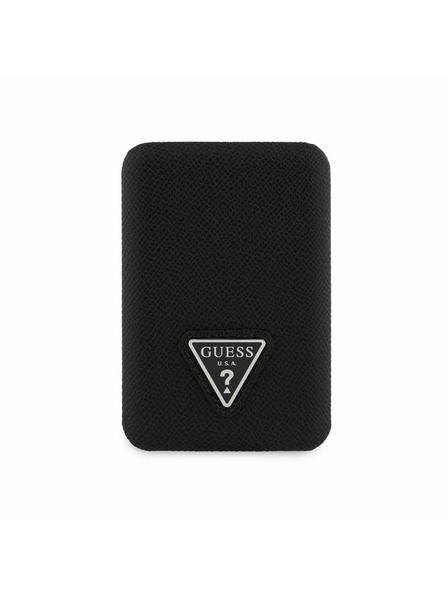Guess Guess PU szemcsés háromszög logós MagSafe Powerbank 5000mAh Fekete