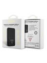 Guess Guess PU szemcsés háromszög logós MagSafe Powerbank 5000mAh Fekete
