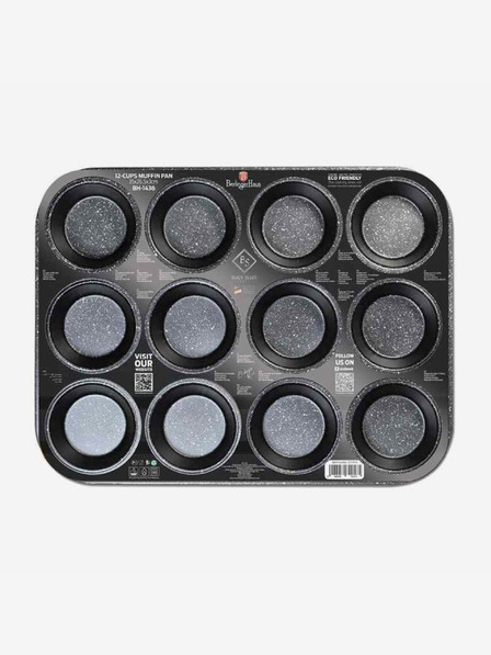 Berlingerhaus Muffinforma tapadásmentes felülettel BERLINGERHAUS Black Rose Collection (12 db)