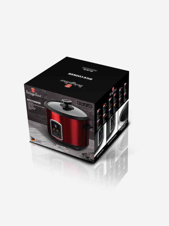 Berlingerhaus Rizsfőző 1,8 l Burgundi metál vonal BERLINGERHAUS