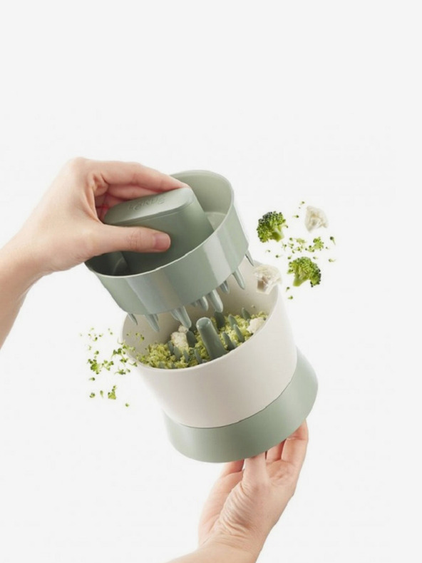 Lékué Lékué Fehér és zöld brokkoli- és karfiolszeletelő szeletelő