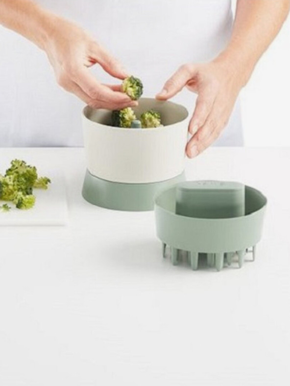 Lékué Lékué Fehér és zöld brokkoli- és karfiolszeletelő szeletelő